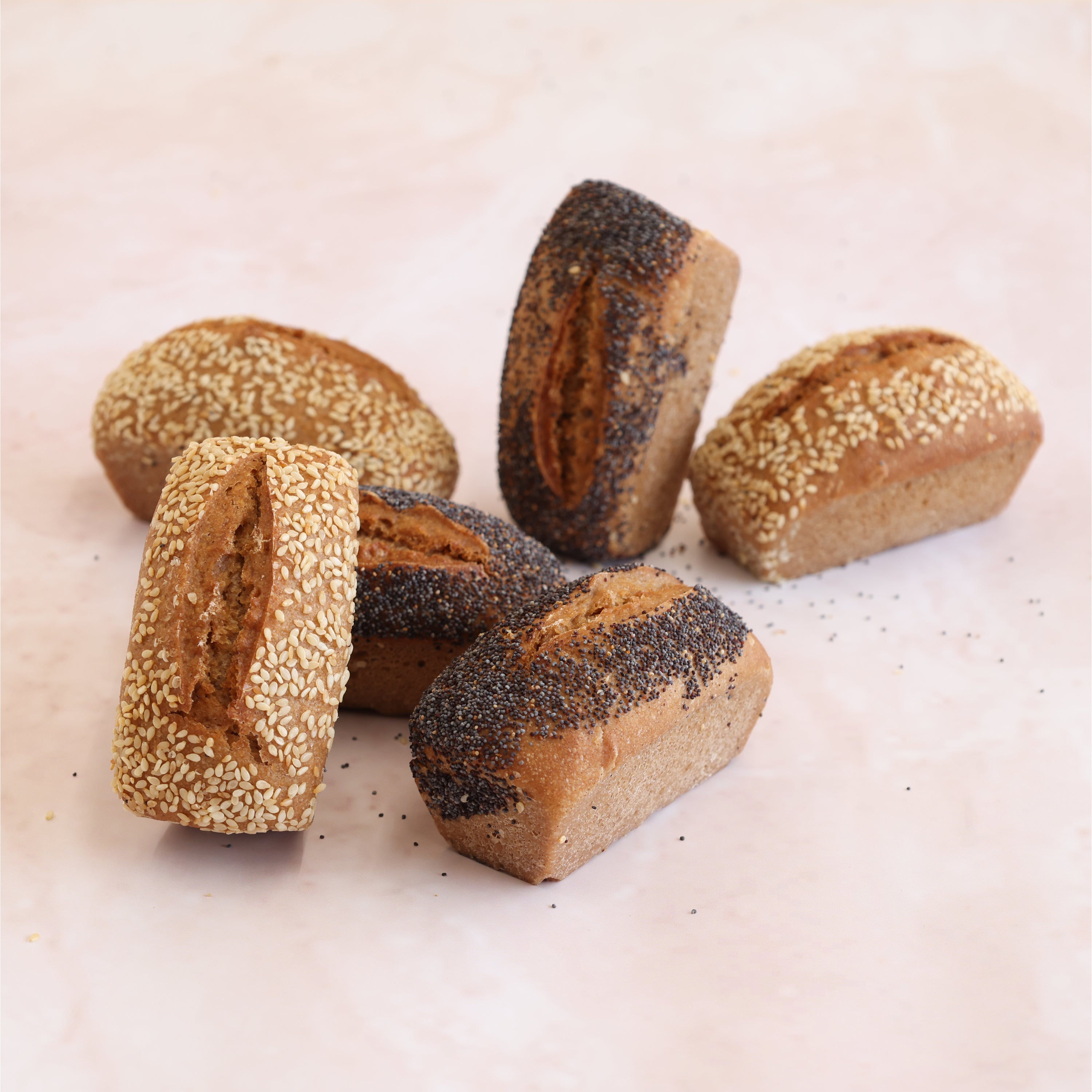 6 Mini Rolls - Whole Spelt