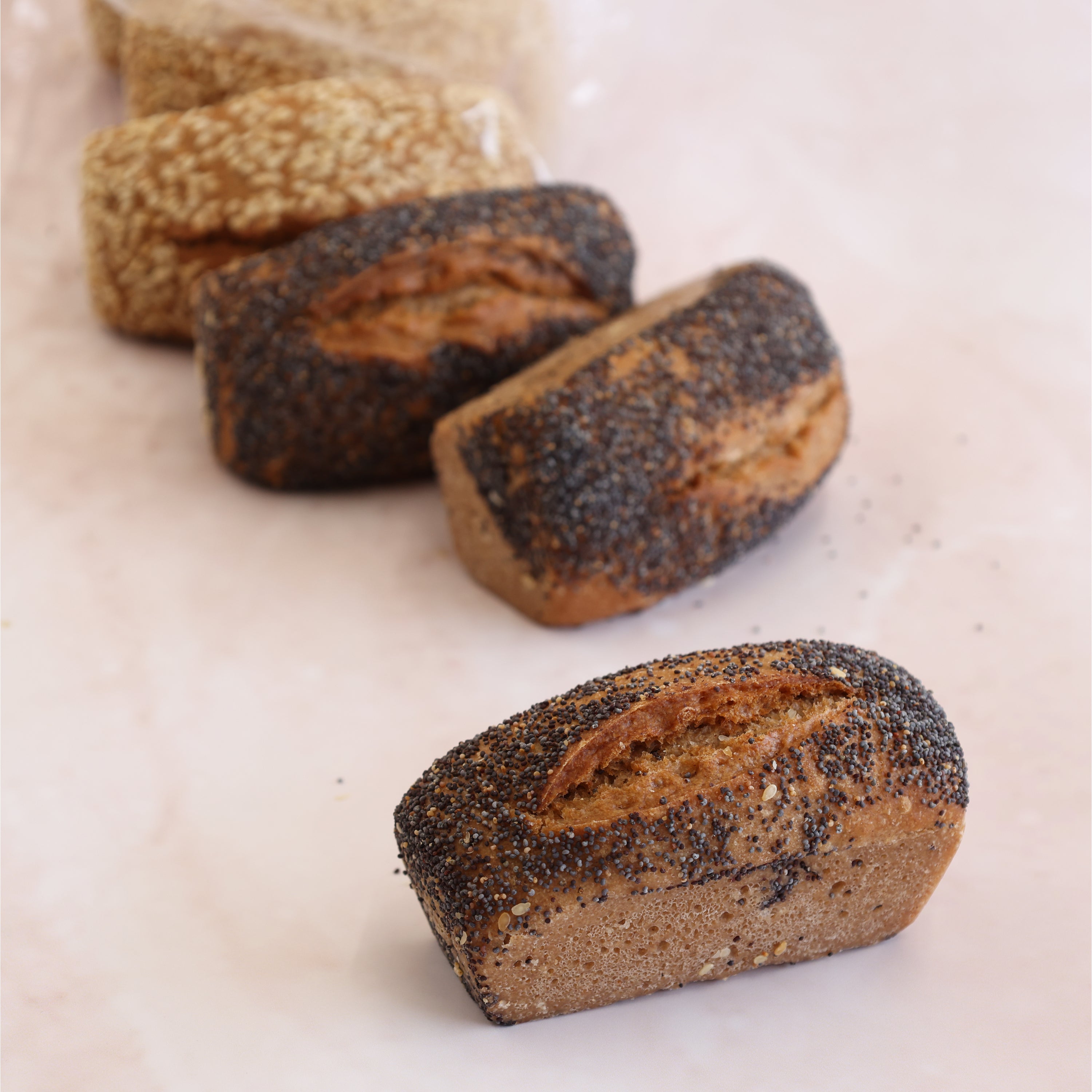 6 Mini Rolls - Whole Spelt