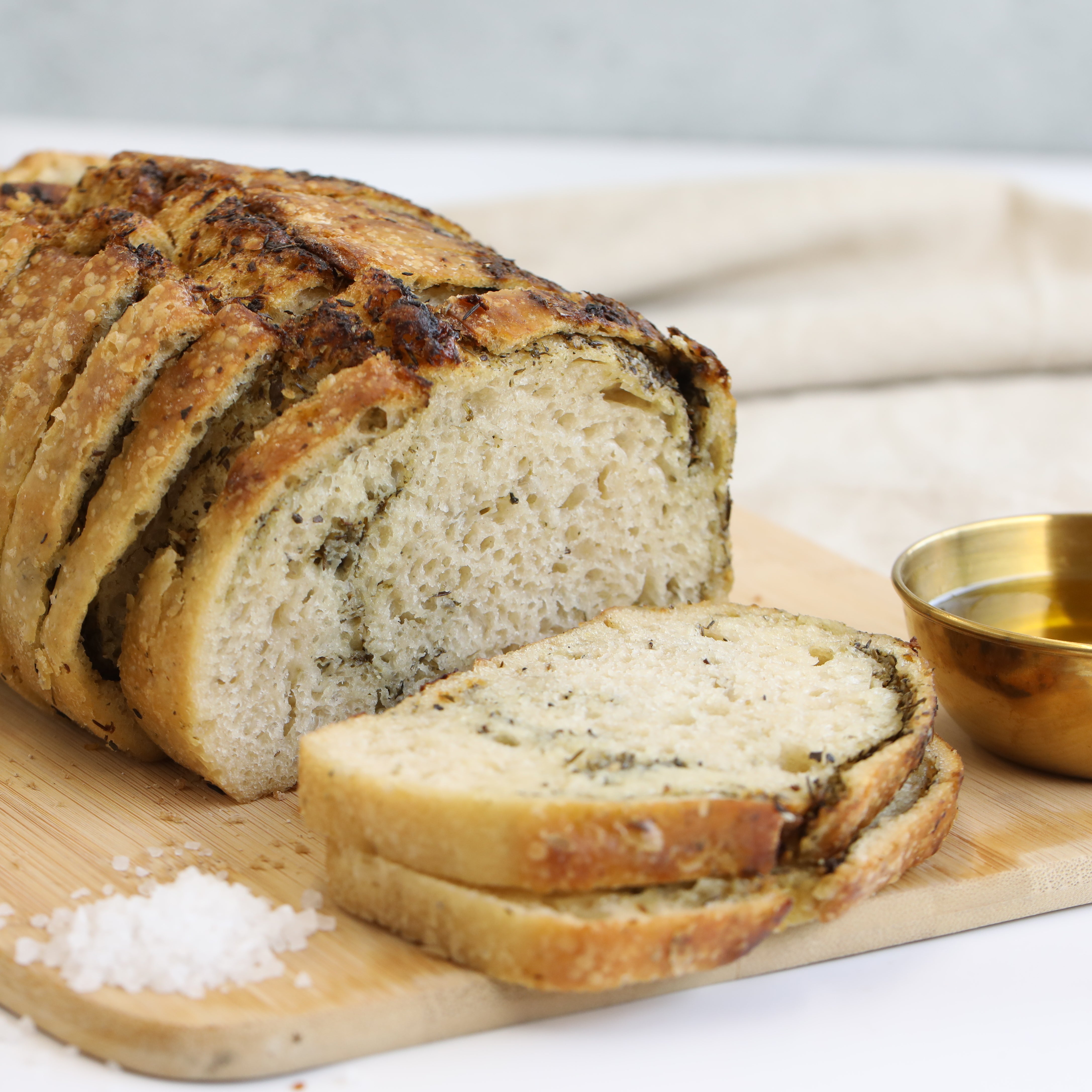 Herbed-Garlic Flavored Bread