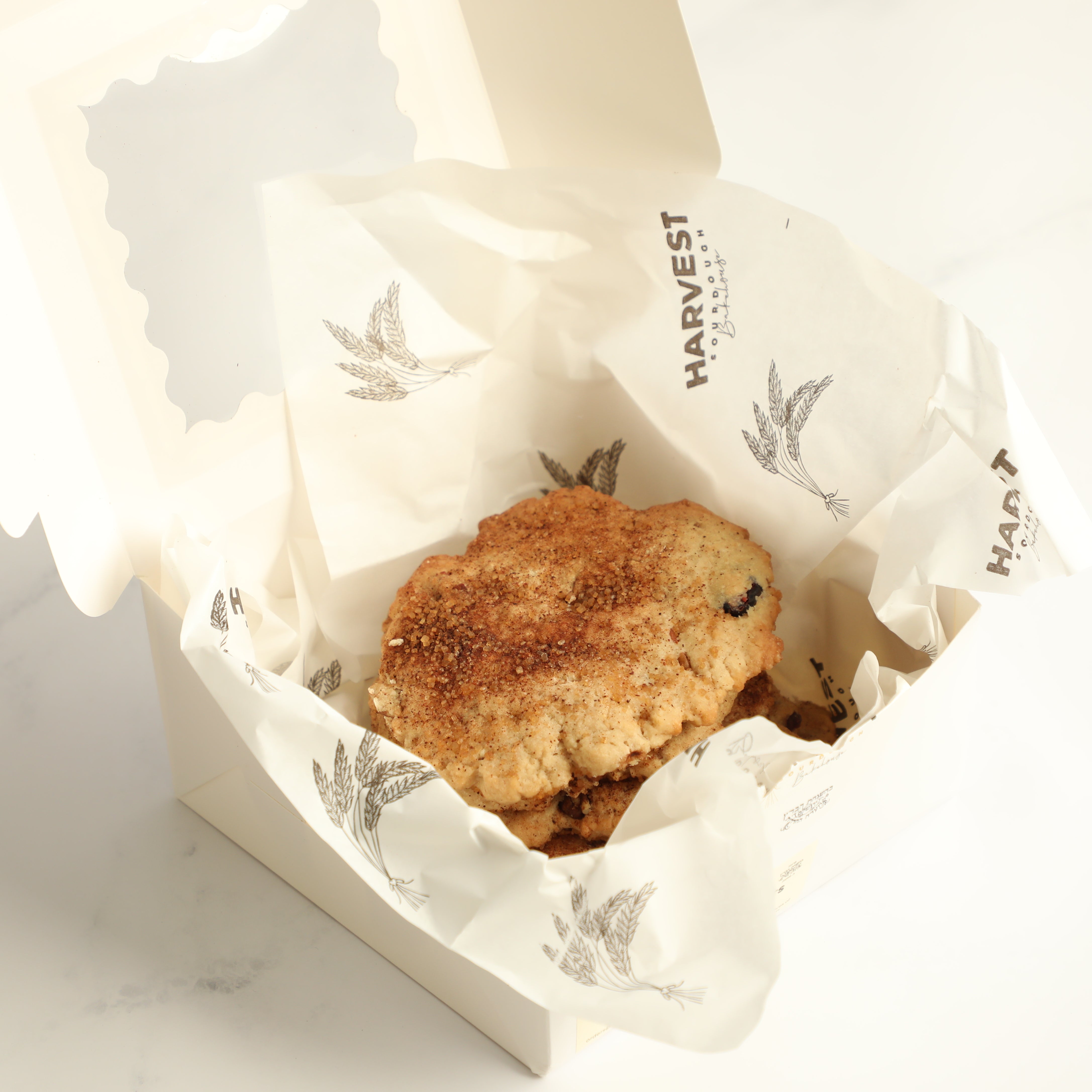 Sourdough Spelt Pecan-Craisin-Cinnamon Cookies