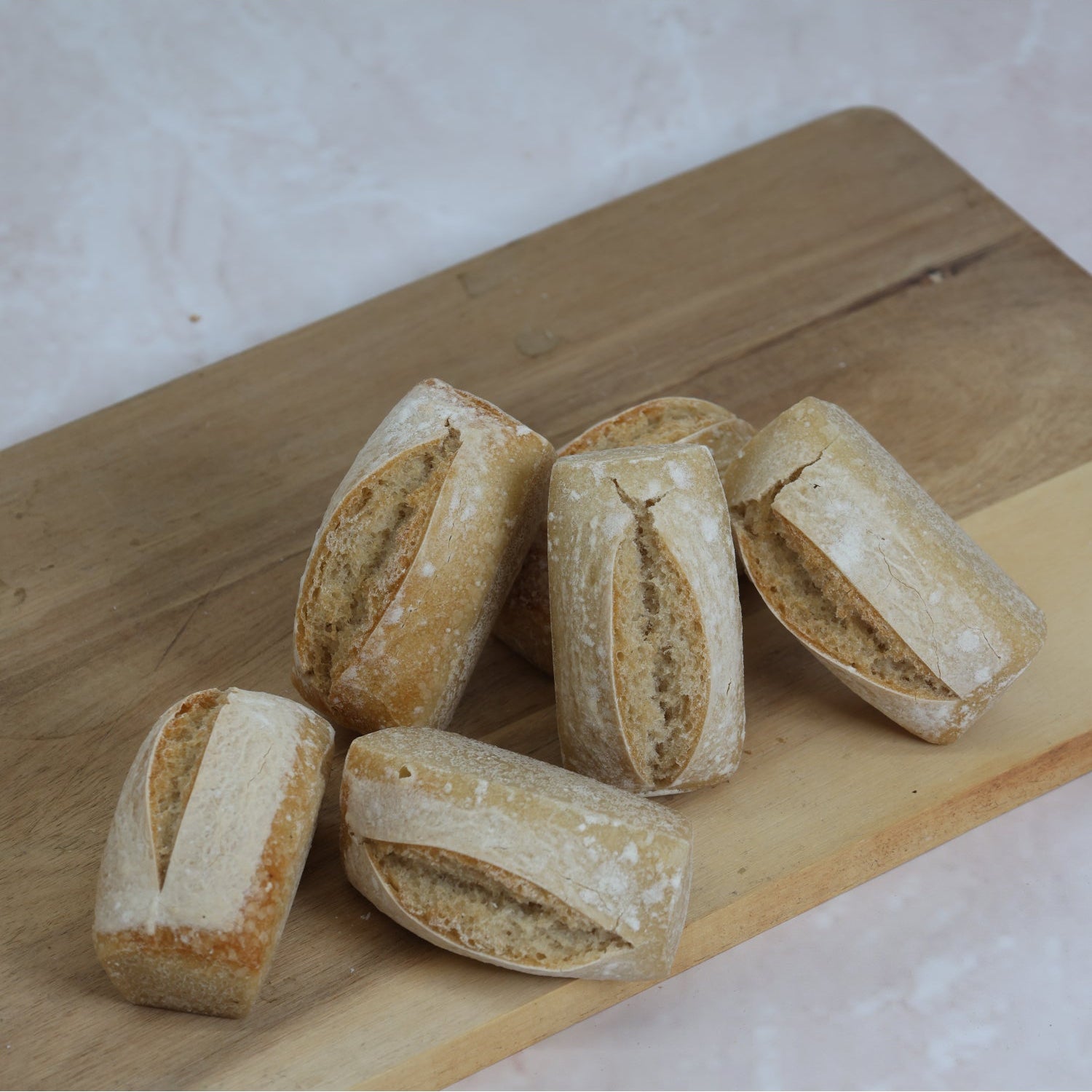 6 Mini Rolls - White Spelt