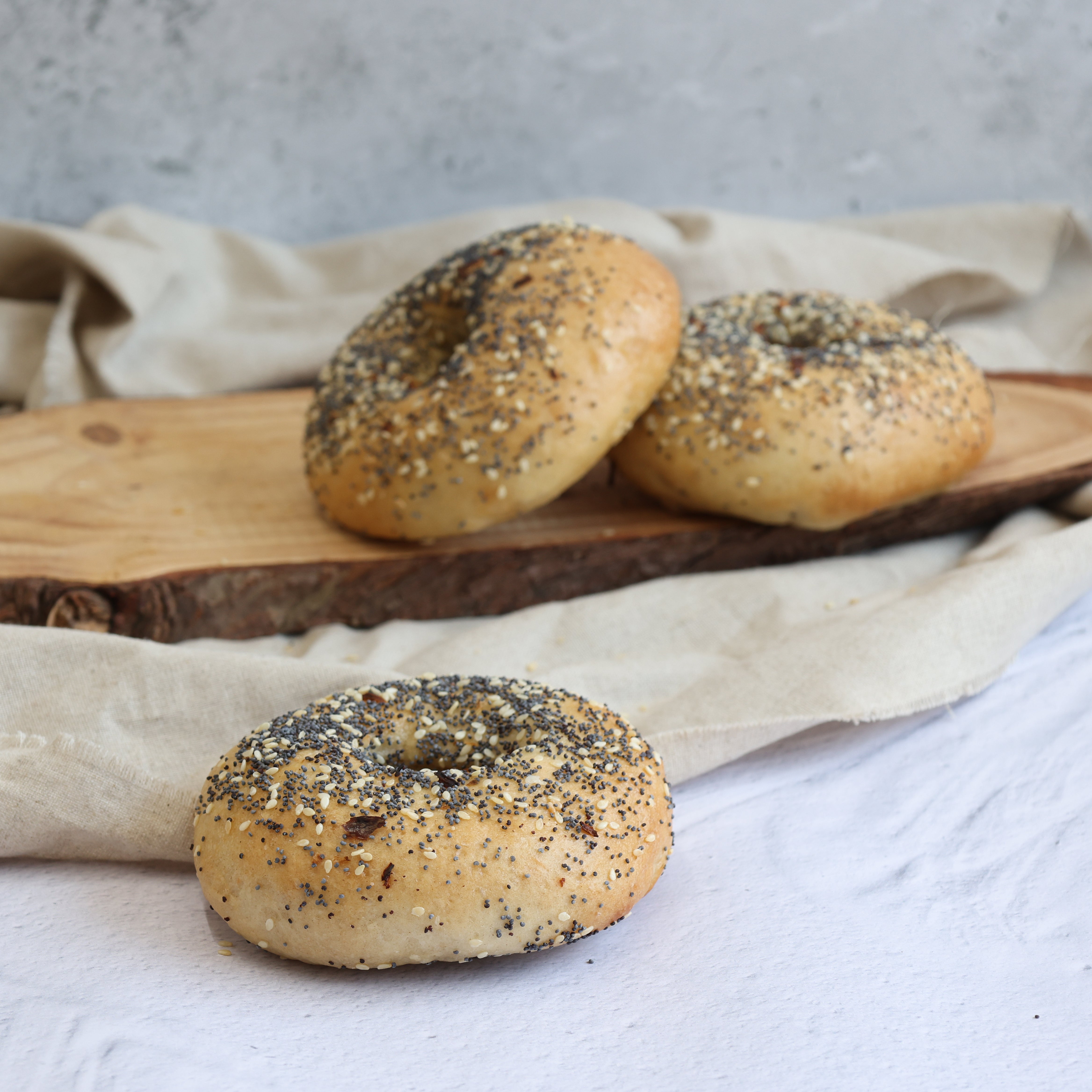 Sourdough Bagels