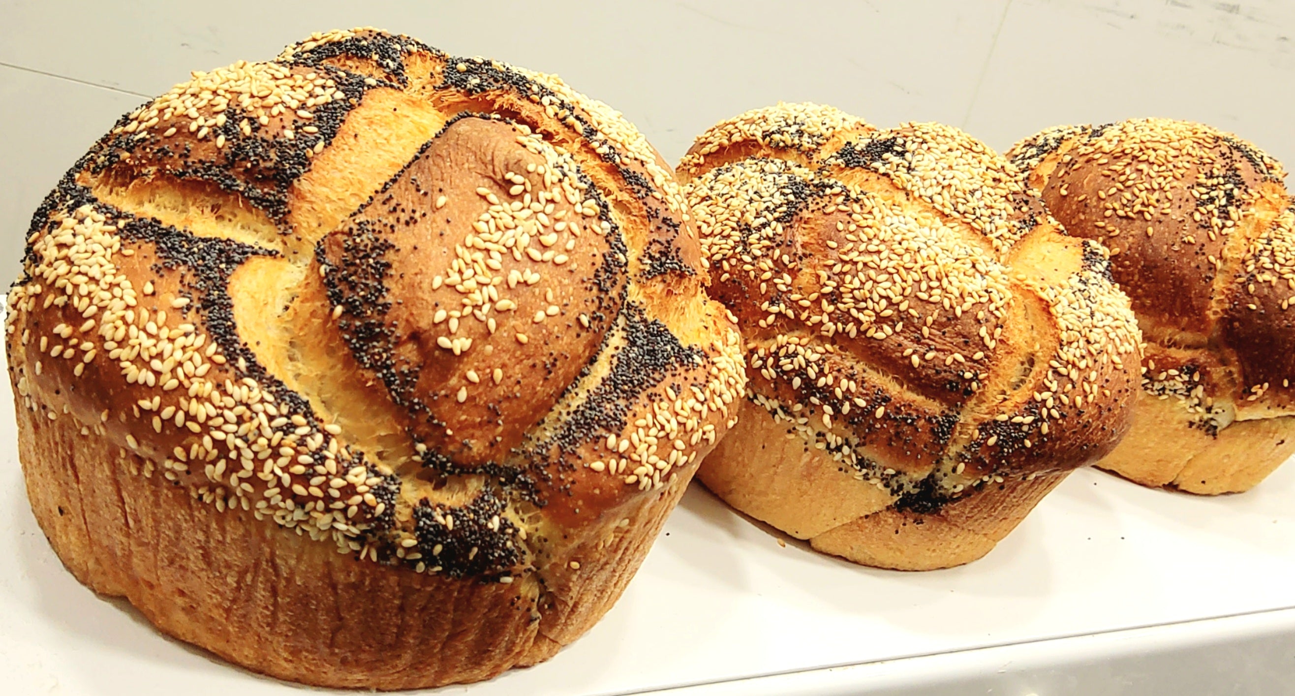 Round Sourdough Challah